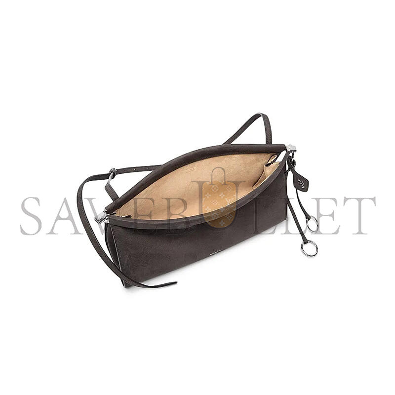ALAÏA LE CLICK EAST WEST SMALL BAG IN NUBUCK (25*12.5*7cm) 